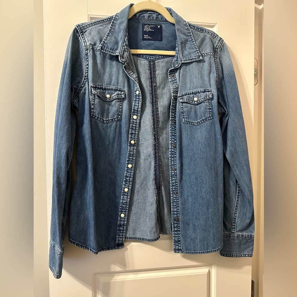 American Eagle Jean Shirt